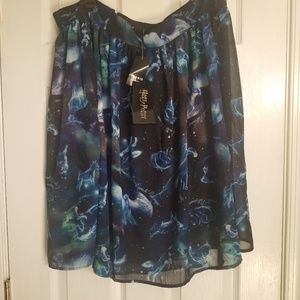 Torrid Harry Potter size 18 Patronus skirt BNWT